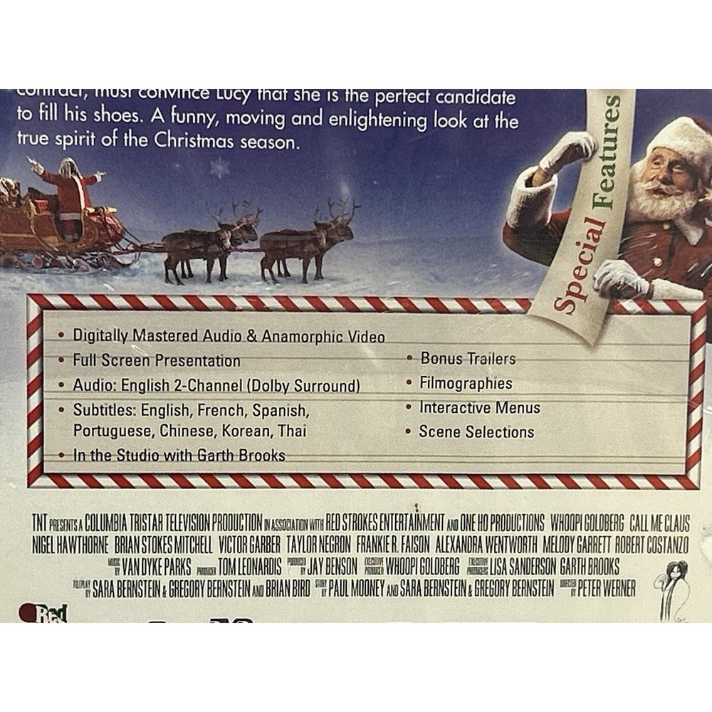 Call Me Claus DVD Whoopi Goldberg Christmas Holiday Movie Sealed VTG - Picture 8 of 13